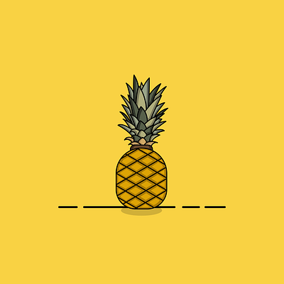 pineapple adobe adobe illustrator art artist arts clean clean design design designer designs flat flat design flatdesign graphicdesign illustraion illustration illustration art illustrations illustrator vector