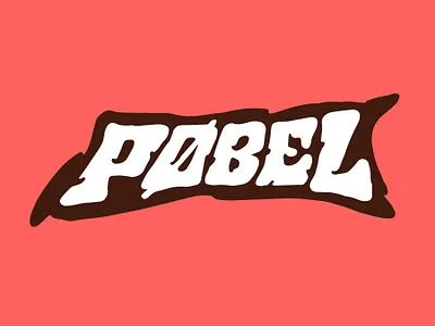 Pobel artist clientwork custom lettering design hand drawn handlettering jerryokolo logo designer logotype music musician procreate record record label recording typography