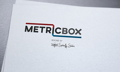 MetricBox Logo branding graphic design logo logo design