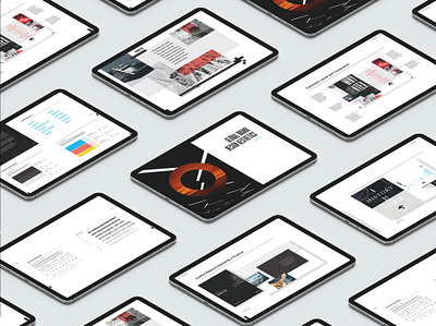 Digital Brand Guide - Tech Company art direction brand brand design brand guide contemporary corporate corporate branding design digital editorial design full circle graphic design mockup modern tech company technology techy