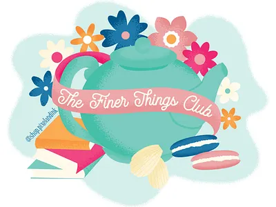 Finer Things Club illustration illustrator retrosupply theoffice vector