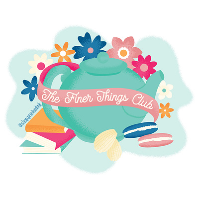 Finer Things Club illustration illustrator retrosupply theoffice vector