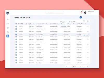 Screen from the app / Spreadsheet account page account settings admin admin dashboard admin panel admin theme clean clean design daily ui dashboard desktop platform spreadsheet table