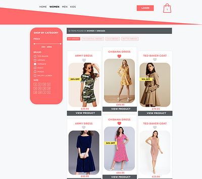 Fashion website commerce clothing company clothing shop ecommerce search results