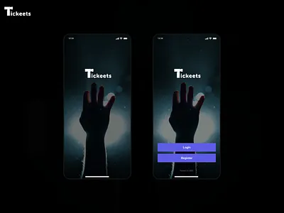 Tickeets - Event Finder App Rebound app branding event event app event app inspiration event finder event finder app figma mobile mobile ui ticket ticket app ui ui design user interface design
