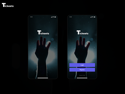 Tickeets - Event Finder App Rebound app branding event event app event app inspiration event finder event finder app figma mobile mobile ui ticket ticket app ui ui design user interface design