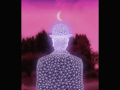 magritte x elt4nqu3 art artist artwork graphic grunge aesthetic illustrator imaginary places imaginary world love lowpoly lowpoly art lowpolyart magritte melancholy nostalgia photoshop rené magritte rose art vaporwave ａｅｓｔｈｅｔｉｃ