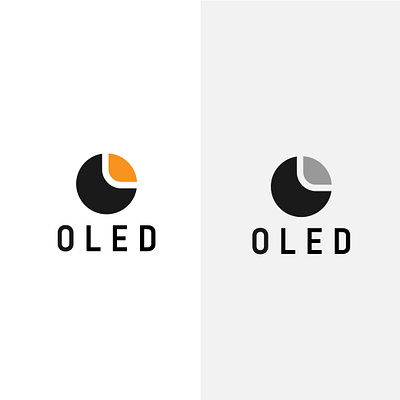 OLed Logo Minimal Logo Design awesome logo best logo branding icon logo logo design logodesign minimal minimalist logo typography