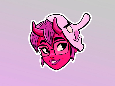 Yokai girl illustration yokai