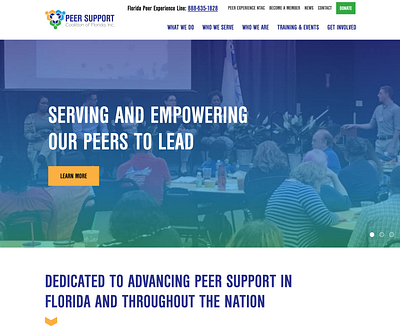 Peer Support Coalition of Florida florida web design wordpress