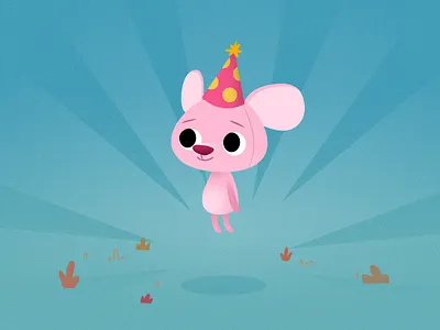 Little Birthday Mouse animals art character characterdesign cute animals gameart illustration mouse