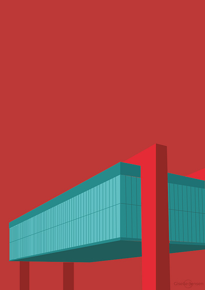 Arquitetura Complementar | MASP illustration illustration digital ilustração masp são paulo