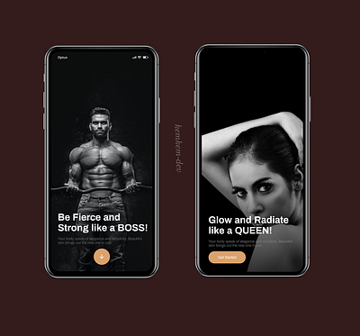 Dark mode app app art design illustration typography ui ux