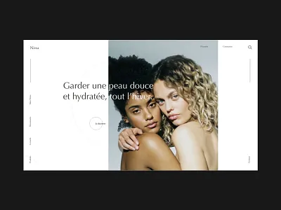 Rebranding for Nivea branding desktop home homepage landing sketch skincare ui ui design