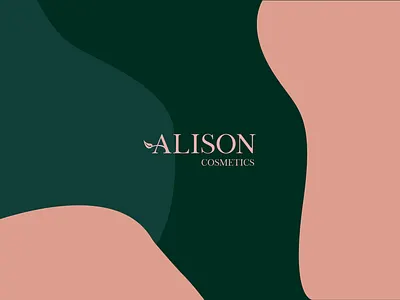 Alison Cosmetics branding cosmetic logo design logo nature typography vector