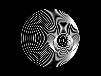 Abstract Space (Balck Hole) Art abstract illustration space