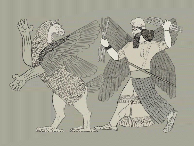 The epic of Gilgamesh adobe photoshop adobe photoshop illustration adobe photoshop sketch aftereffects character desing character sumerian conceptual art el cantar de gilgamesh epic poem graphicdesign motion graph short short film wacom sketches wacom tablet