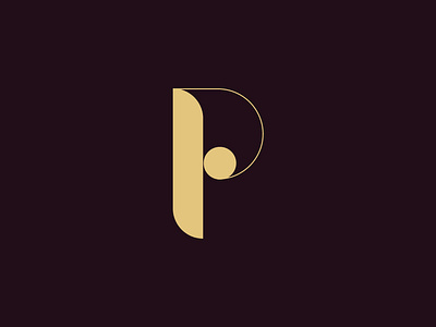Daily Logo Challenge #4 - Letter P dailylogo dailylogochallenge design graphicdesign logo logodesign monogram monogram logo single letter single letter logo