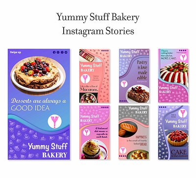 Bakery Insta Stories adobe illustrator adobe indesign adobe photoshop advertising branding freelance freelance designer freelance illustrator freelancer graphic designer graphicdesign illustraion illustrator logo logo design package design packaging