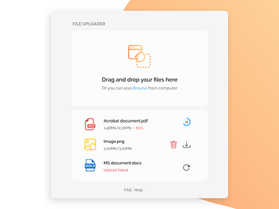 File Upload - Daily UI 031 dailyui dailyui031 dailyuichallenge uidesign