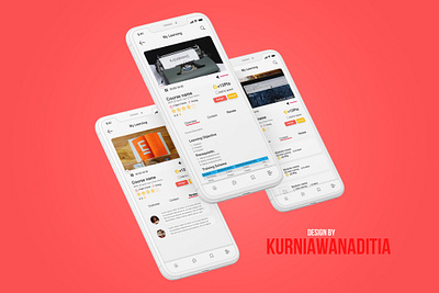 My Learning Course page design app app concept app design app icon design branding dashboard design flat graphic design illustration software design ui uiux design ux ux design web web design