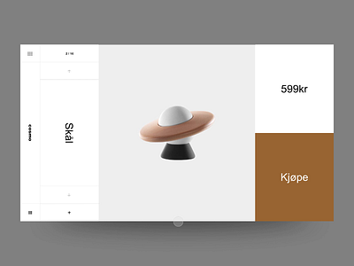 COSMO e-Commerce animation clean interaction interface layout minimal motion norsk typography ui ux web webdesign