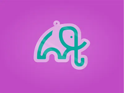 Imperfect Human Yoga Elephant branding charm elephant icon illustration logo yoga