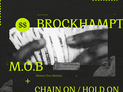 Jam of the Week | 101 album art album cover boy band branding brockhampton design ep graphic design hiphop illustration jam of the week jpgmafia money music product design typography
