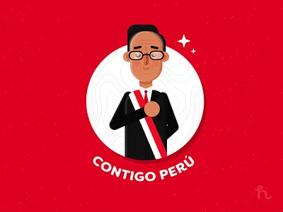 Contigo Perú ♥ character design flat design illustration illustration vector perú