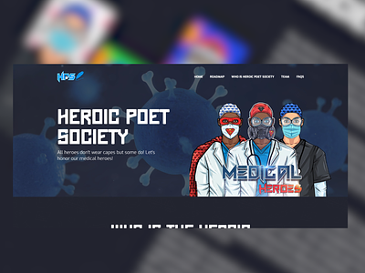 Medical Heroes NFT Collectibles best nft website best nft website design best nft website designer design erc721 illustration logo nft nft development company nft minting