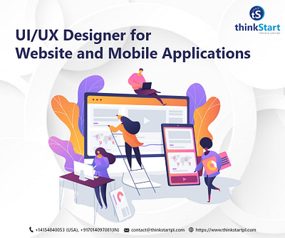 UI/UX Designer for Website and Mobile App - ThinkStart app design app designer application design application development application ui design landing page design mobile app mobile app design mobile app developers mobile app development mobile app development company ui web app design web application design web design web development company web development services