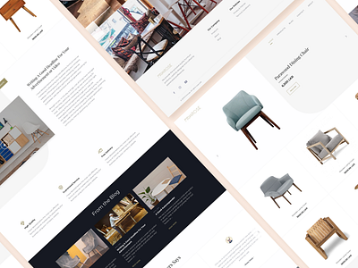 PRIMROSE Website furniture website internet ui ux web wooden