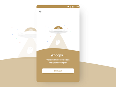 Data not found UI design illustration link broken minimal mobile app design mobile ui mobile ui design no data ui