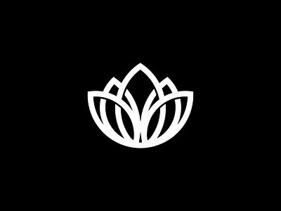 lotus blackandwhite design flowers graphicdesign line lineart logo logodesign logodesigner lotus lotus flower lotus logo symbol