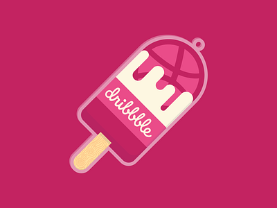 Dribbble Ice Cream Charm Concept by Ilarion Ananiev color combinations font ilarion ananiev ilarionananiev illustration logo identity icon logo type 2.5d logos logofolio geometric simple letters illustration simple shape mark vector logomark design