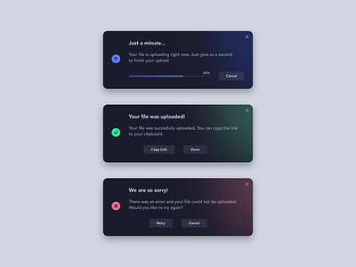 Upload UI app error mobile success ui ui design uidesign uiux uploading ux uxui web app