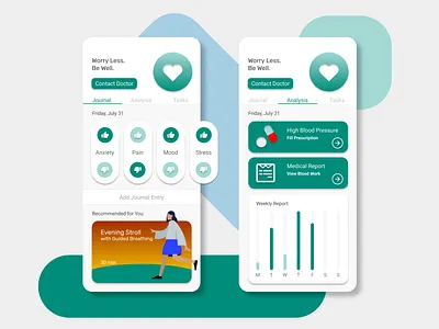Daily UI 001 - Holistic Healthcare App app app design daily ui daily ui challenge dailyui design flat healthcare healthcare app healthcare ui icon illustration interface mobile mobile app mobile ui ui ui design ux ux ui