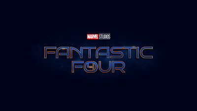 Marvel Studios: Fantastic Four branding design figma graphic design lockup logo marvel movie movie logo movies typeography