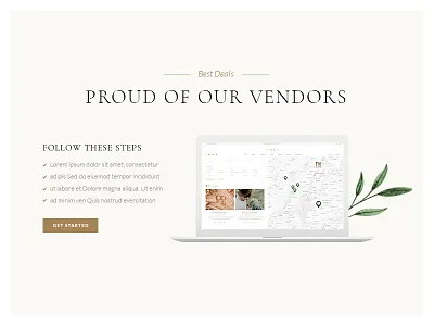 Tiare - Wedding Vendor Directory Theme bride elegant listing map vendor venue website website mockup wedding wedding vendor wordpress