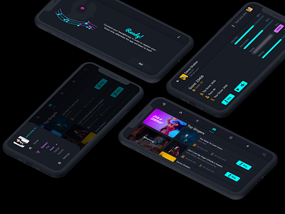 Karaoke Music App app branding concept creative dark ui dribbble freelance icon design imagination india landscape design music app singing skill skills song lyrics uiux designer uiuxdesign vector