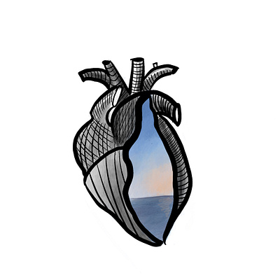 Heavy is the heart after a weekend color digital digitalpaint illustration logo procreate