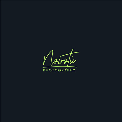 Noirotic photography Logo branding business card design design flat graphic design graphic designing graphicdesign logo minimal signature logo typography art unique logo vintage