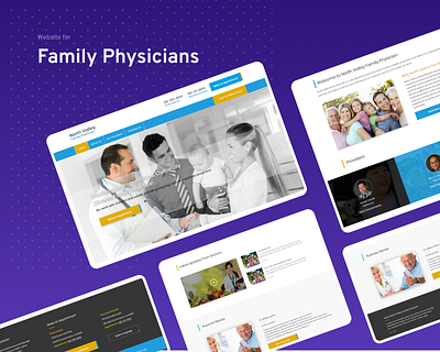 Family Physicians allergy docotrs graphics design healthcare medical patient photoshop physical physicians practitioner ux design