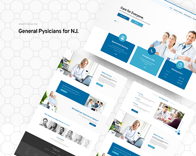 General Physicians graphics design healthcare illustrator medical new jersey patient photoshop physician practice practitioner uidesign ux design web development