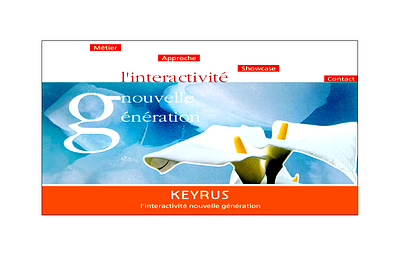 KEYRUS , INTERACTIVITY NEW GENERATION arvers branding digital digitaldancingwordsrecords dribble ux frederic logo new ui ux