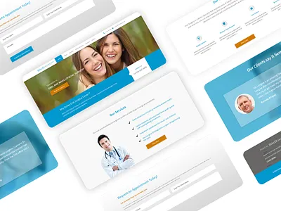 Oral - Dental Website dental clinic healthcare medical patient uxdesign website website design