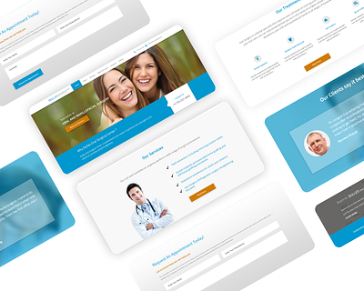 Oral - Dental Website dental clinic healthcare medical patient uxdesign website website design