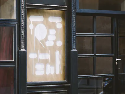 Free Think branding concept design grid layout minimal poster type vector website