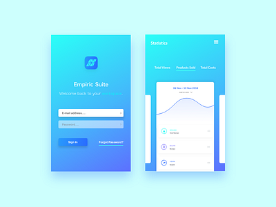 iPhone Dashboard app ux