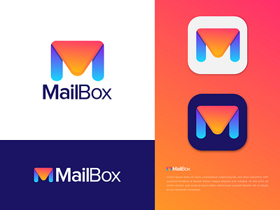 M+Mail Logo Concepts | MailBox Logo (Unused) 2d abstract app brand identity branding branding agency branding and identity business logo colorful creative email logo logo logo design logo designer logodesign m logo mail mailbox mark modern